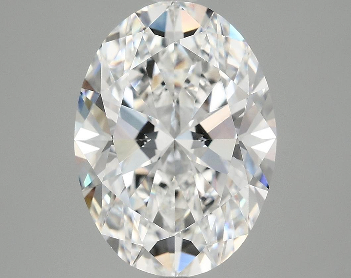 4.08 Carat Oval Shaped Excellent Cut VVS2 IGI Certified Lab Grown Diamond