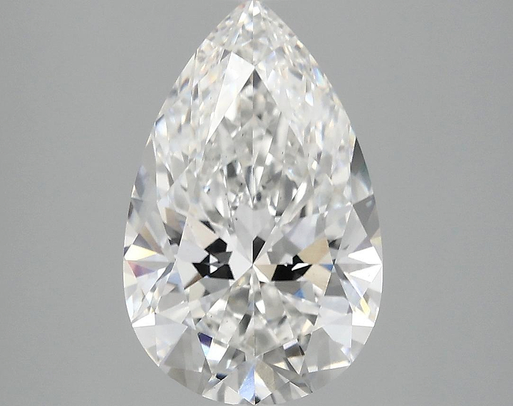 3.07 Carat Pear Shaped Ideal Cut VS2 IGI Certified Lab Grown Diamond