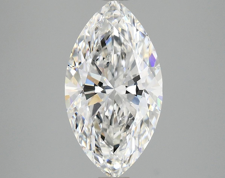 3.1 Carat Marquise Shaped Excellent Cut VVS2 IGI Certified Lab Grown Diamond