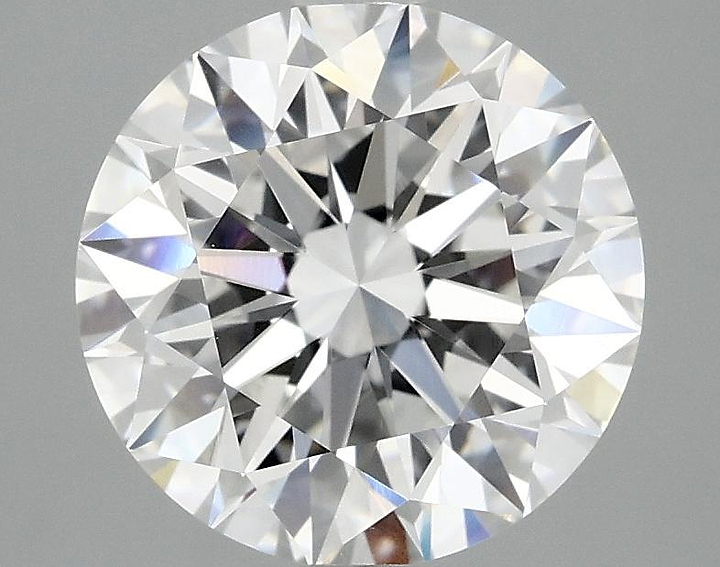 3.08 Carat Round Shaped Ideal Cut VVS2 IGI Certified Lab Grown Diamond