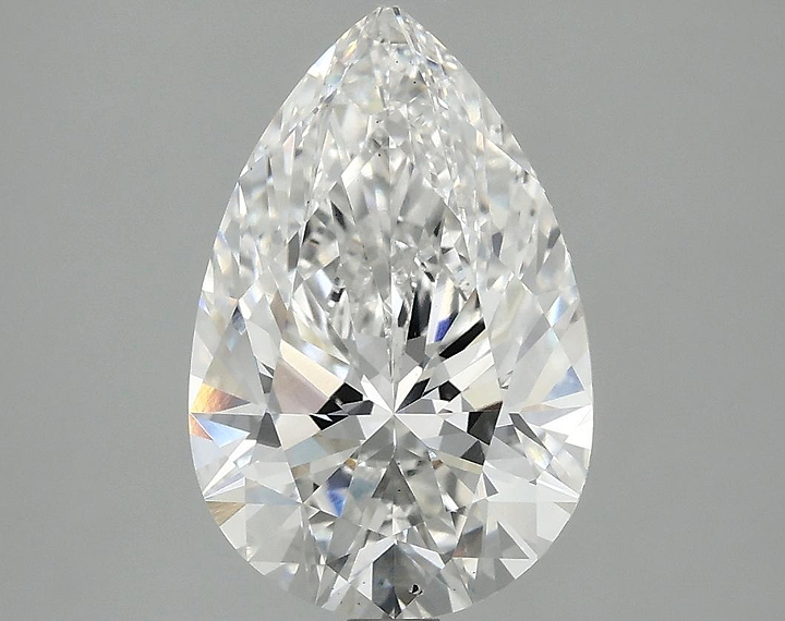 3.07 Carat Pear Shaped Excellent Cut VS2 IGI Certified Lab Grown Diamond