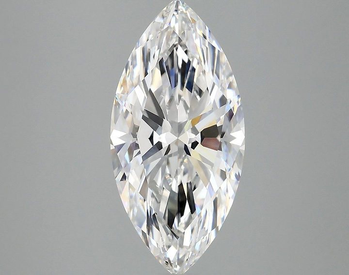 3.09 Carat Marquise Shaped Excellent Cut VVS2 IGI Certified Lab Grown Diamond