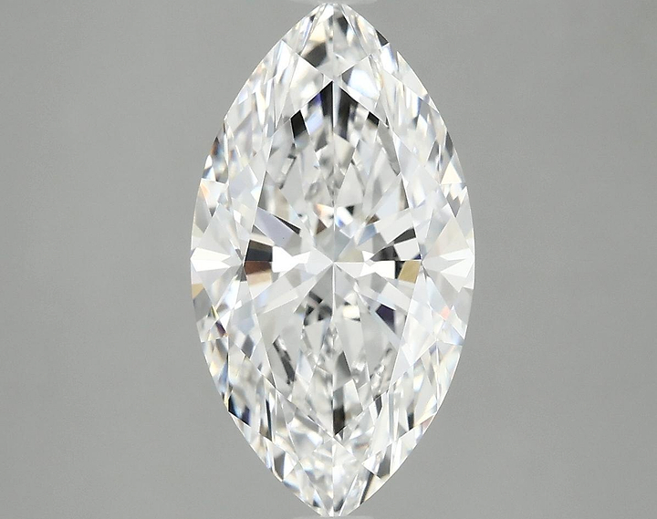 3.02 Carat Marquise Shaped Excellent Cut VVS2 IGI Certified Lab Grown Diamond