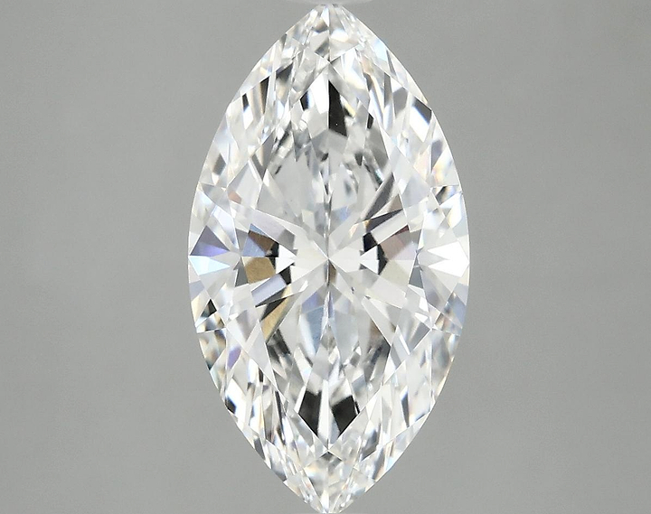 3.05 Carat Marquise Shaped Excellent Cut VVS2 IGI Certified Lab Grown Diamond