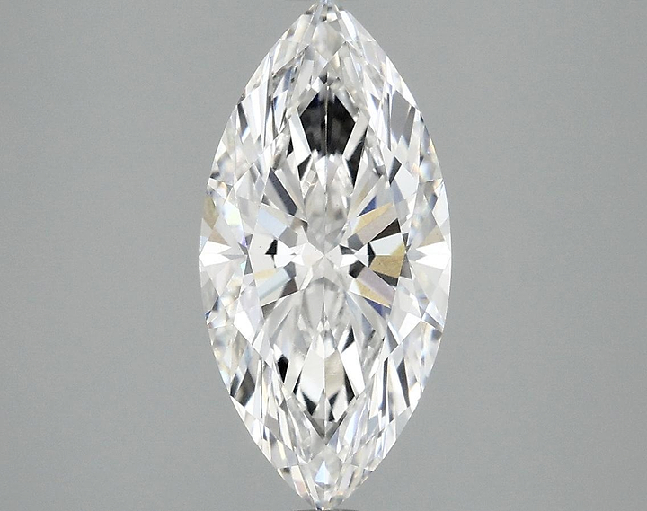 2.08 Carat Marquise Shaped Excellent Cut VS1 IGI Certified Lab Grown Diamond