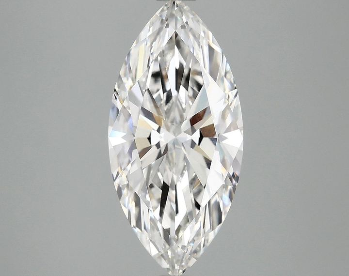 3.05 Carat Marquise Shaped Excellent Cut VVS2 IGI Certified Lab Grown Diamond