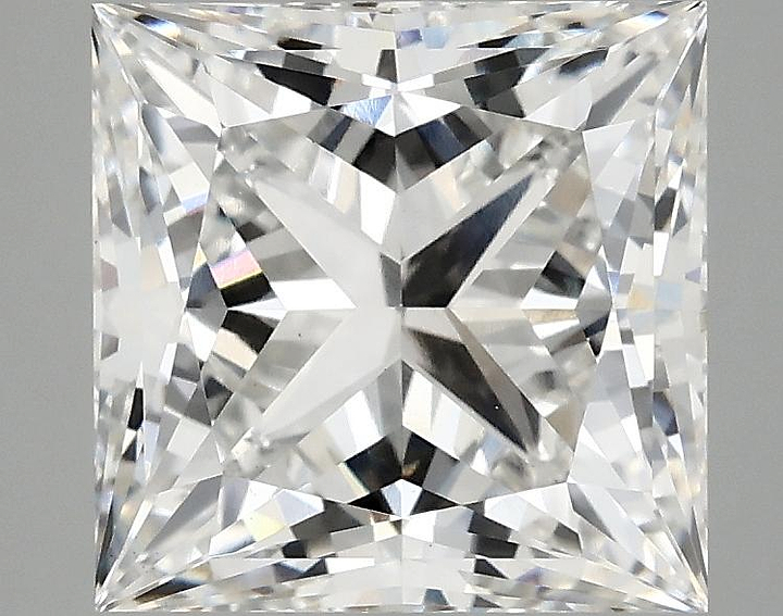 3.92 Carat Princess Shaped Ideal Cut VS1 IGI Certified Lab Grown Diamond