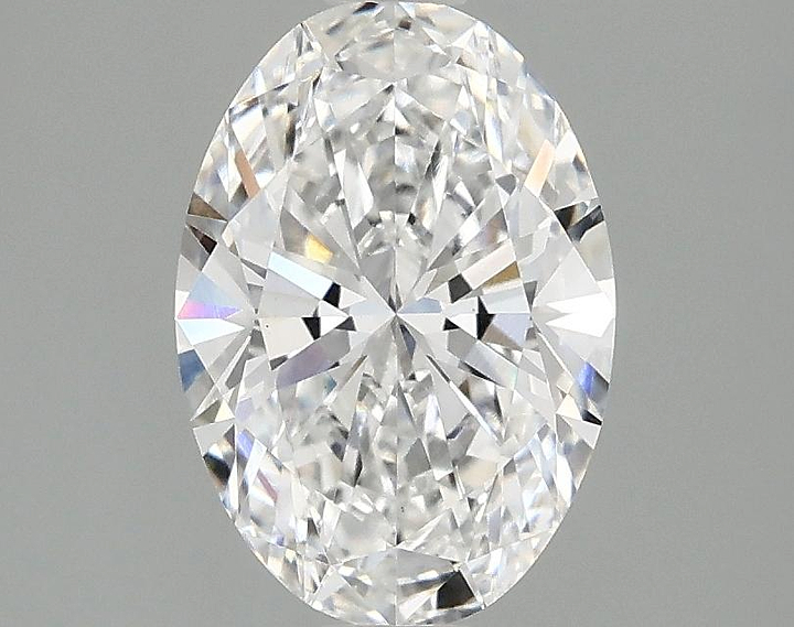 1.5 Carat Oval Shaped Ideal Cut VVS2 IGI Certified Lab Grown Diamond