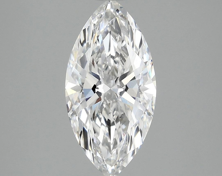 2.05 Carat Marquise Shaped Ideal Cut VVS2 IGI Certified Lab Grown Diamond