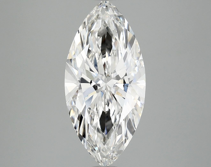 3.1 Carat Marquise Shaped Excellent Cut VVS2 IGI Certified Lab Grown Diamond