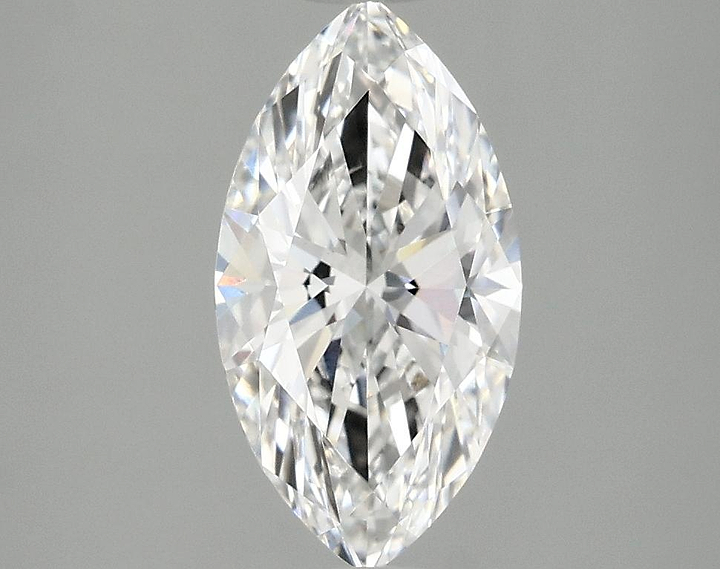 1.56 Carat Marquise Shaped Excellent Cut VVS2 IGI Certified Lab Grown Diamond