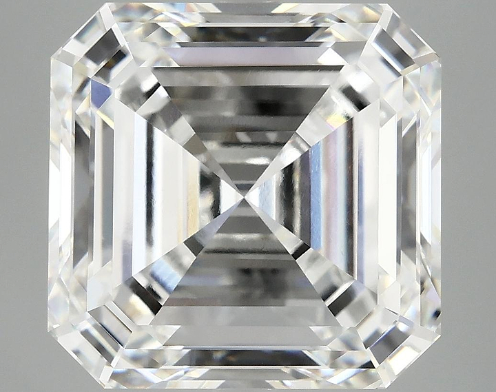 10.07 Carat Asscher Shaped Ideal Cut VVS2 IGI Certified Lab Grown Diamond