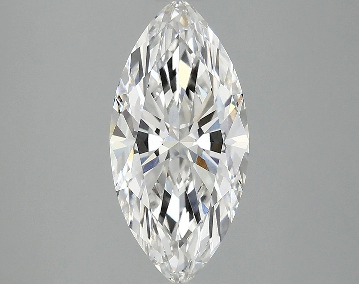 2.07 Carat Marquise Shaped Excellent Cut VVS2 IGI Certified Lab Grown Diamond