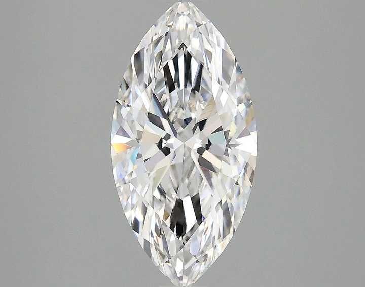 2.1 Carat Marquise Shaped Ideal Cut VVS2 IGI Certified Lab Grown Diamond
