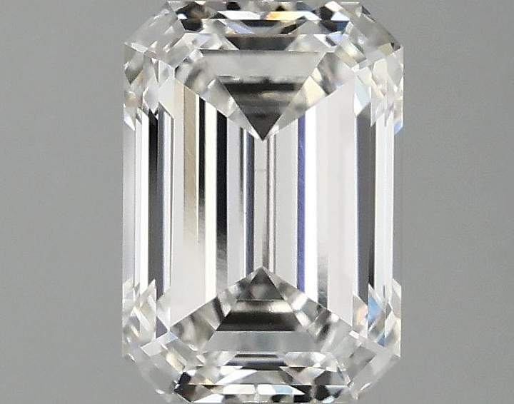 2.1 Carat Emerald Shaped Ideal Cut VVS2 IGI Certified Lab Grown Diamond