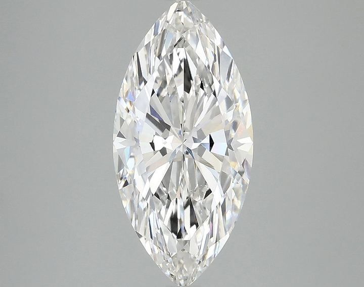 3.03 Carat Marquise Shaped Excellent Cut VVS2 IGI Certified Lab Grown Diamond