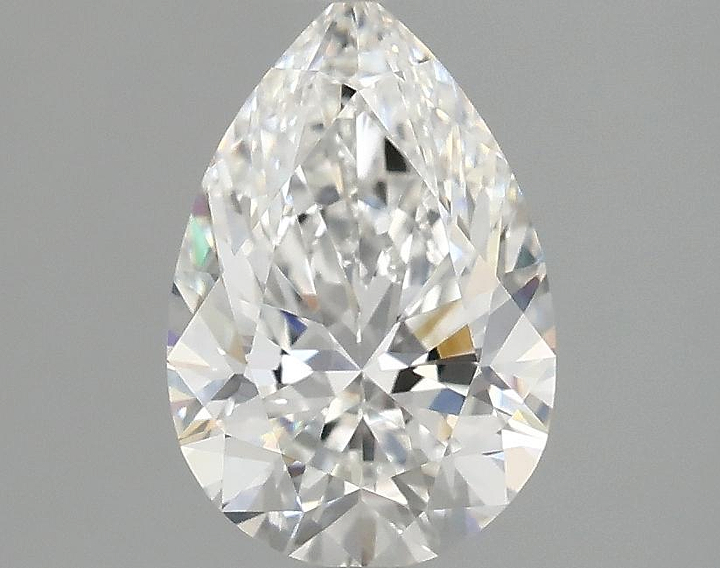 1.38 Carat Pear Shaped Excellent Cut VVS2 IGI Certified Lab Grown Diamond