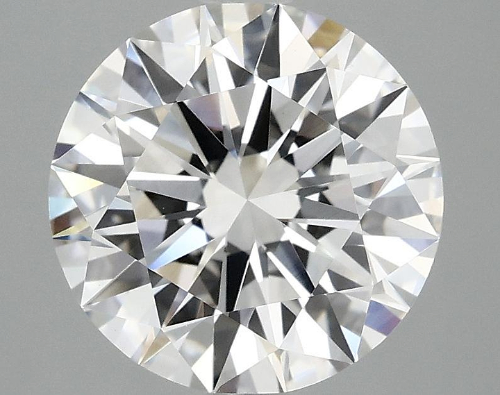 3.08 Carat Round Shaped Ideal Cut VVS2 IGI Certified Lab Grown Diamond