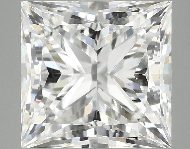 4.51 Carat Princess Shaped Ideal Cut VVS2 IGI Certified Lab Grown Diamond