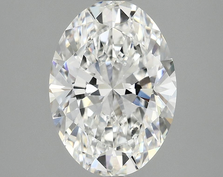 3.05 Carat Oval Shaped Ideal Cut VVS2 IGI Certified Lab Grown Diamond