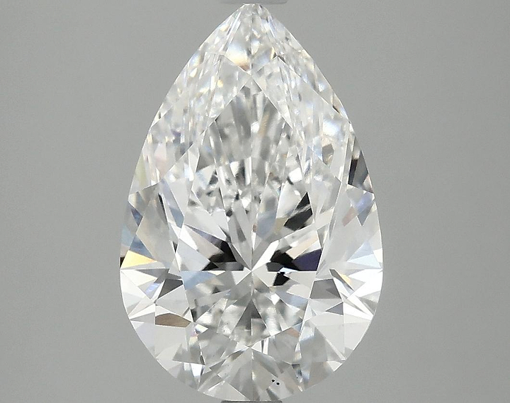 3.08 Carat Pear Shaped Excellent Cut VS1 IGI Certified Lab Grown Diamond