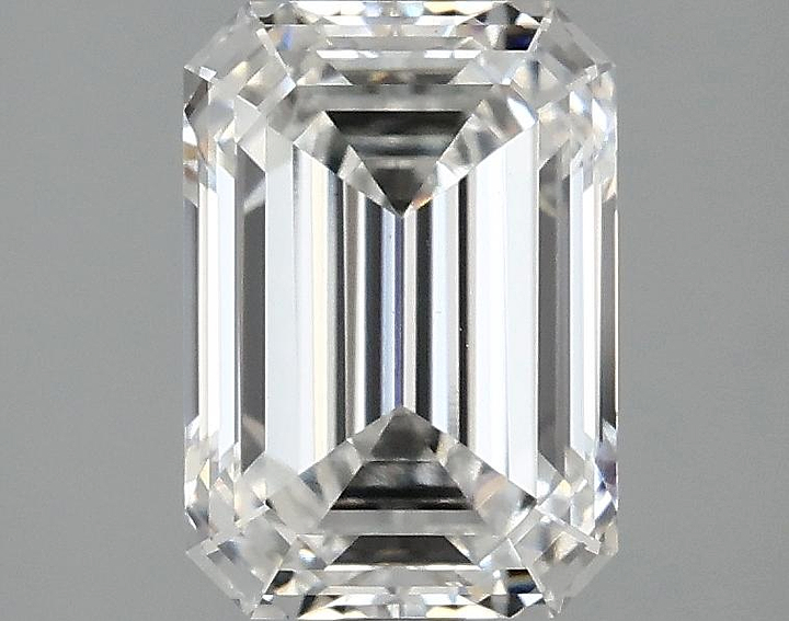 2.1 Carat Emerald Shaped Ideal Cut VVS2 IGI Certified Lab Grown Diamond