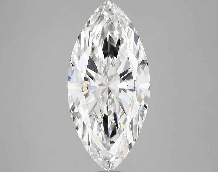 3.01 Carat Marquise Shaped Excellent Cut VVS2 IGI Certified Lab Grown Diamond