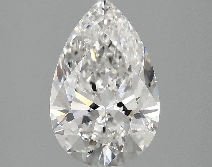 2.01 Carat Pear Shaped Ideal Cut VVS2 IGI Certified Lab Grown Diamond