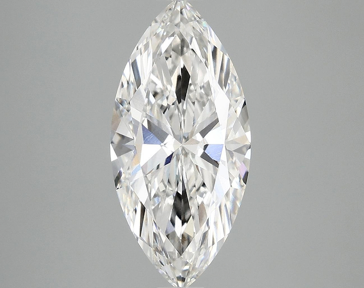 2.97 Carat Marquise Shaped Excellent Cut VVS2 IGI Certified Lab Grown Diamond