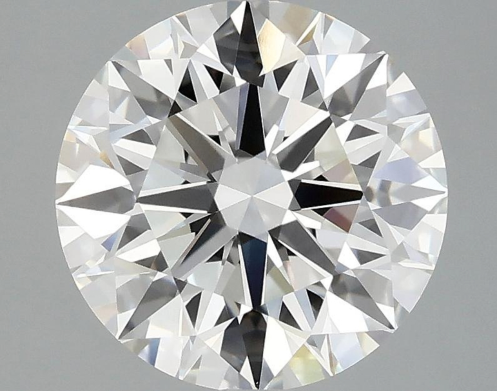 3.08 Carat Round Shaped Ideal Cut VVS2 IGI Certified Lab Grown Diamond