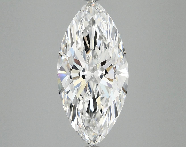 3.06 Carat Marquise Shaped Excellent Cut VVS2 IGI Certified Lab Grown Diamond