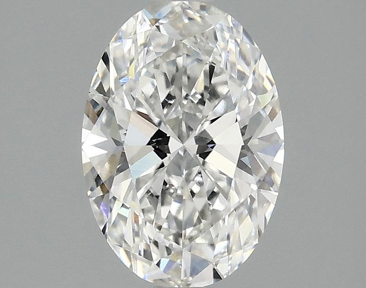 1.5 Carat Oval Shaped Ideal Cut VVS2 IGI Certified Lab Grown Diamond