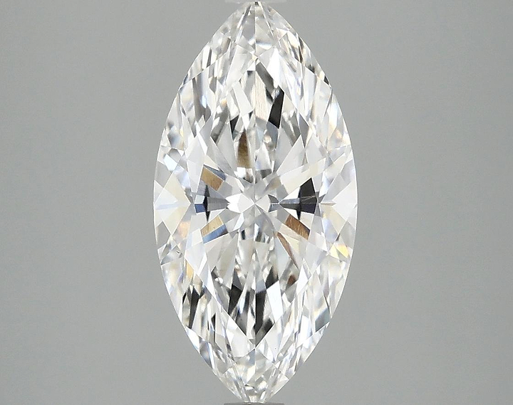 2.08 Carat Marquise Shaped Ideal Cut VVS2 IGI Certified Lab Grown Diamond