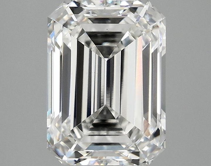 3.09 Carat Emerald Shaped Excellent Cut VS1 IGI Certified Lab Grown Diamond