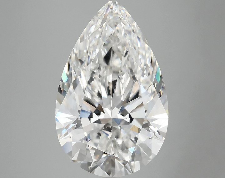 7.19 Carat Pear Shaped Ideal Cut VVS2 IGI Certified Lab Grown Diamond