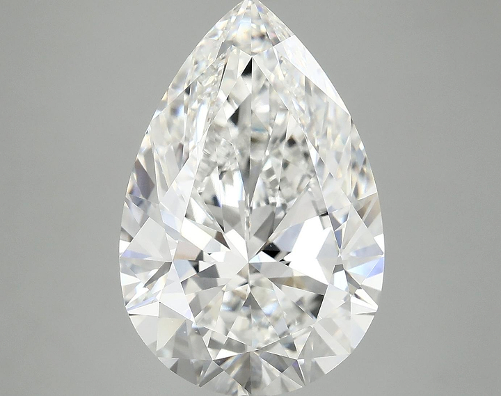 7.19 Carat Pear Shaped Excellent Cut VVS2 IGI Certified Lab Grown Diamond