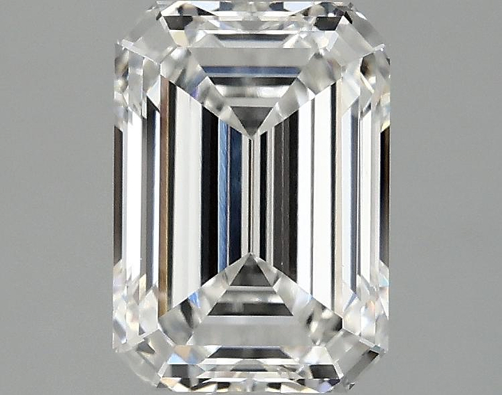 2.08 Carat Emerald Shaped Ideal Cut VVS2 IGI Certified Lab Grown Diamond