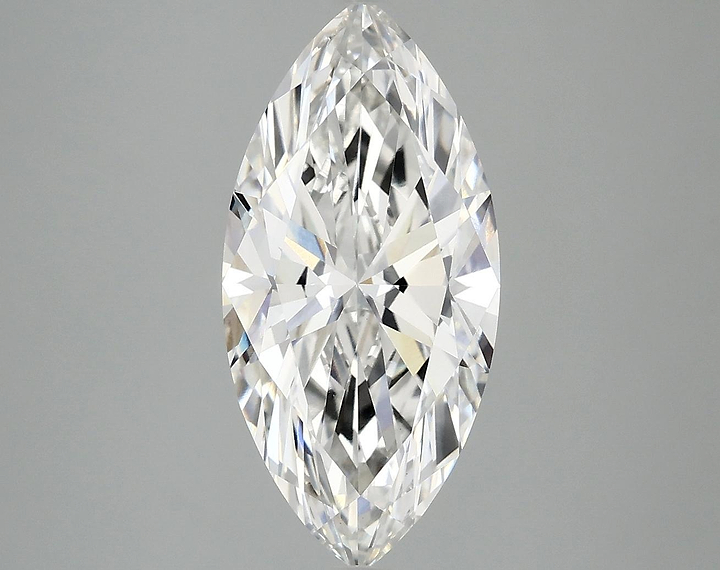 2.99 Carat Marquise Shaped Excellent Cut VVS2 IGI Certified Lab Grown Diamond