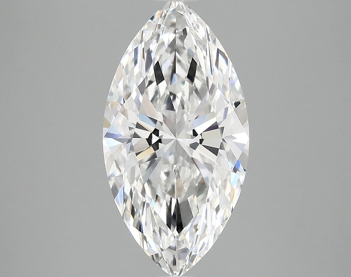 3.08 Carat Marquise Shaped Ideal Cut VVS2 IGI Certified Lab Grown Diamond