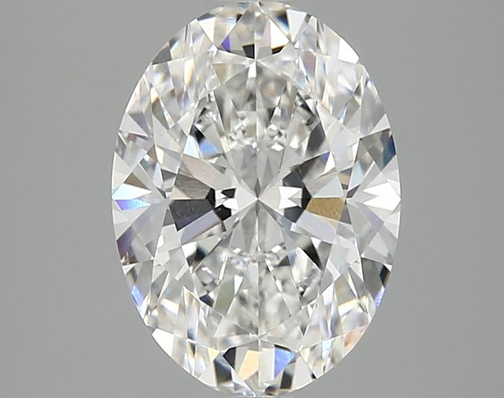 3.02 Carat Oval Shaped Ideal Cut VVS2 IGI Certified Lab Grown Diamond