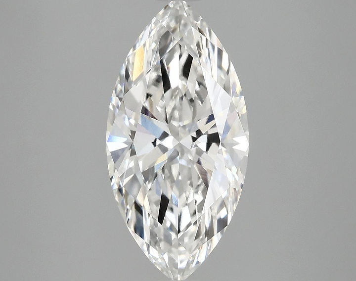 2.98 Carat Marquise Shaped Ideal Cut VVS2 IGI Certified Lab Grown Diamond