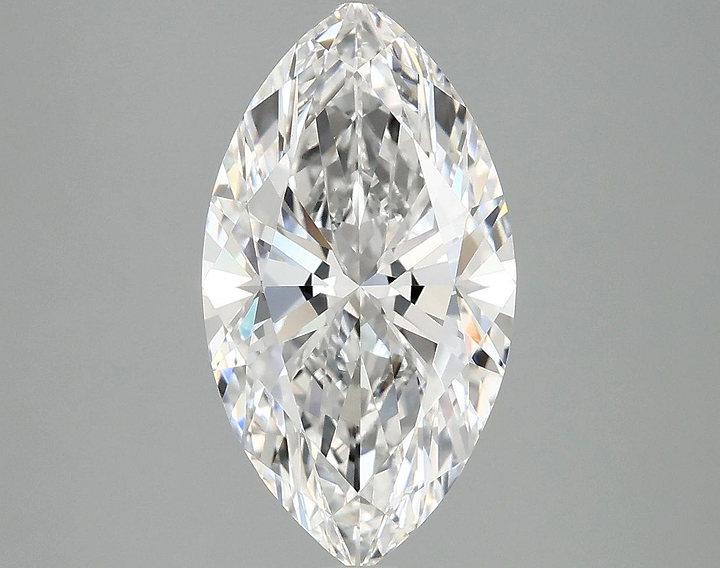 3.02 Carat Marquise Shaped Excellent Cut VVS2 IGI Certified Lab Grown Diamond
