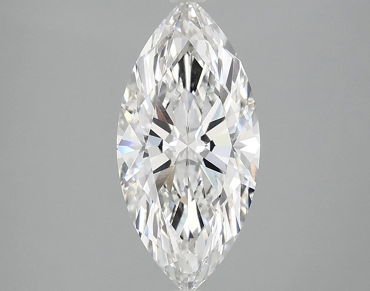 2.1 Carat Marquise Shaped Excellent Cut VVS2 IGI Certified Lab Grown Diamond