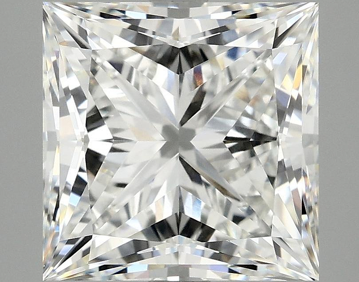 5.0 Carat Princess Shaped Ideal Cut VVS2 IGI Certified Lab Grown Diamond