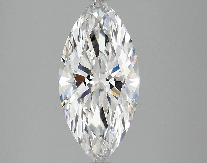 1.89 Carat Marquise Shaped Excellent Cut VVS2 IGI Certified Lab Grown Diamond