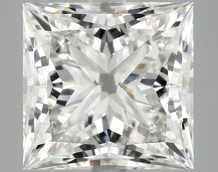 4.19 Carat Princess Shaped Ideal Cut VS1 IGI Certified Lab Grown Diamond