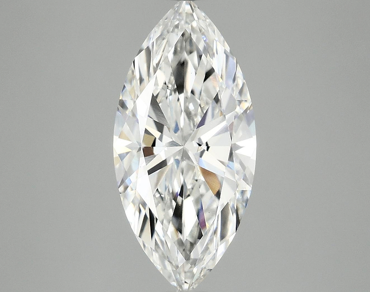 3.0 Carat Marquise Shaped Excellent Cut VVS2 IGI Certified Lab Grown Diamond