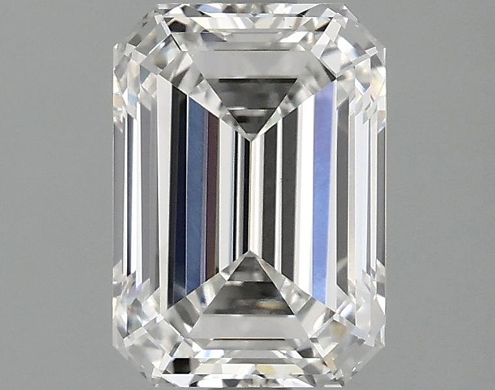 2.1 Carat Emerald Shaped Ideal Cut VS1 IGI Certified Lab Grown Diamond