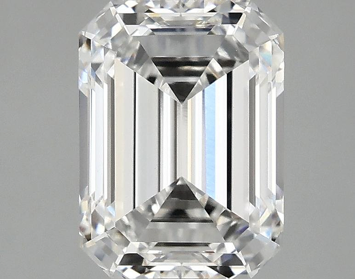 2.59 Carat Emerald Shaped Excellent Cut VVS2 IGI Certified Lab Grown Diamond