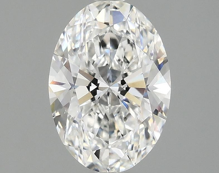 1.5 Carat Oval Shaped Ideal Cut VVS2 IGI Certified Lab Grown Diamond